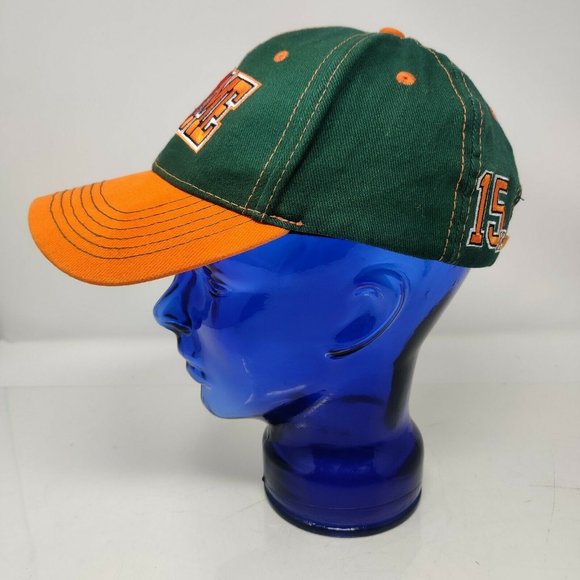 WWE UCME HLR Green Orange Never Give Up Hat Cap Baseball Snapback - Picture 5 of 6